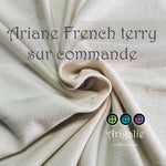 * ARIANE / couche plate en French Terry - Sur commande - IVOIRE