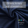 * ARIANE / couche plate en Jersey - Sur commande - MARINE