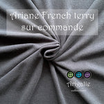 * ARIANE / couche plate en French Terry - Sur commande - CIMENT