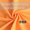 * ARIANE / couche plate en French Terry - Sur commande - TANGERINE