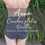 ANNA / Couches plates Doubles - PAP (Prête à partir)