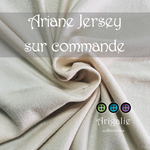 * ARIANE / couche plate en Jersey - Sur commande - IVOIRE