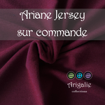 * ARIANE / couche plate en Jersey - Sur commande - BORDEAUX