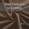* ARIANE / couche plate en French Terry - Sur commande - MOKA
