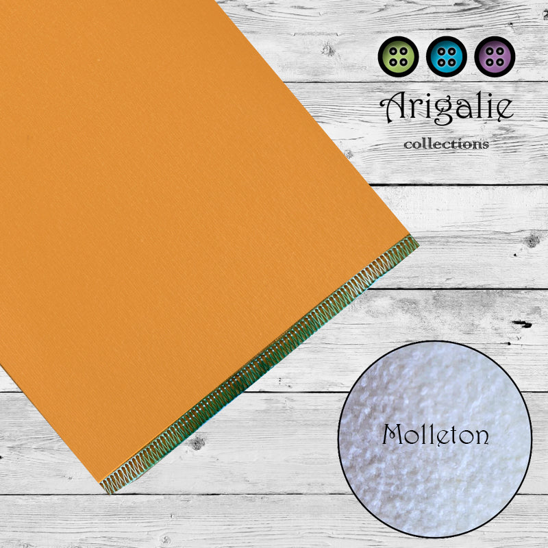ARIANE / Molleton Demi-plate - PAP (Prête à partir) - Tangerine / Demi-plate Molleton